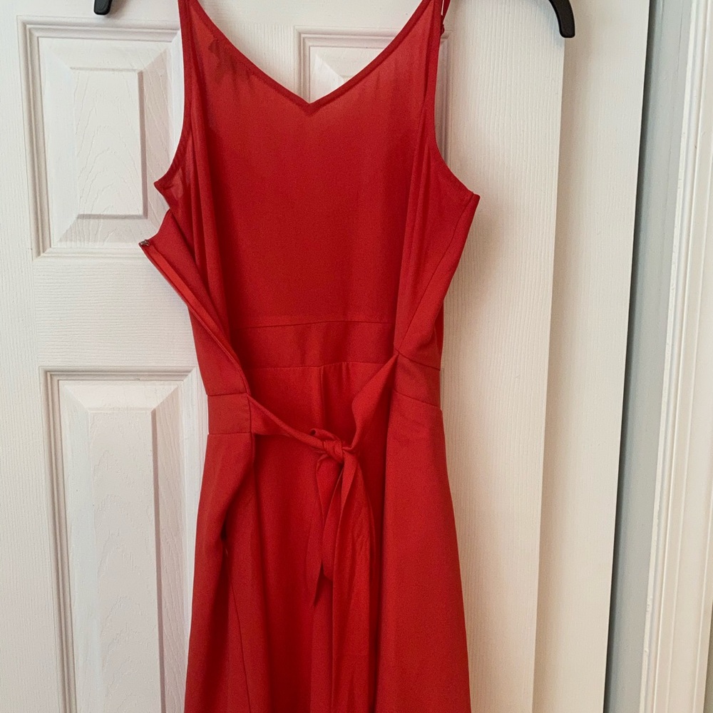 Coral romper, worn once for a wedding!